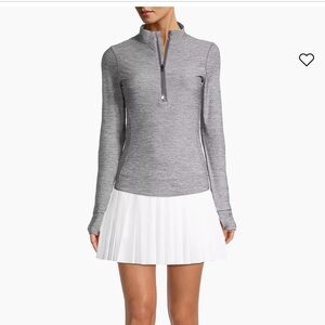 Halley Melangé Quarter-Zip Sweatshirt